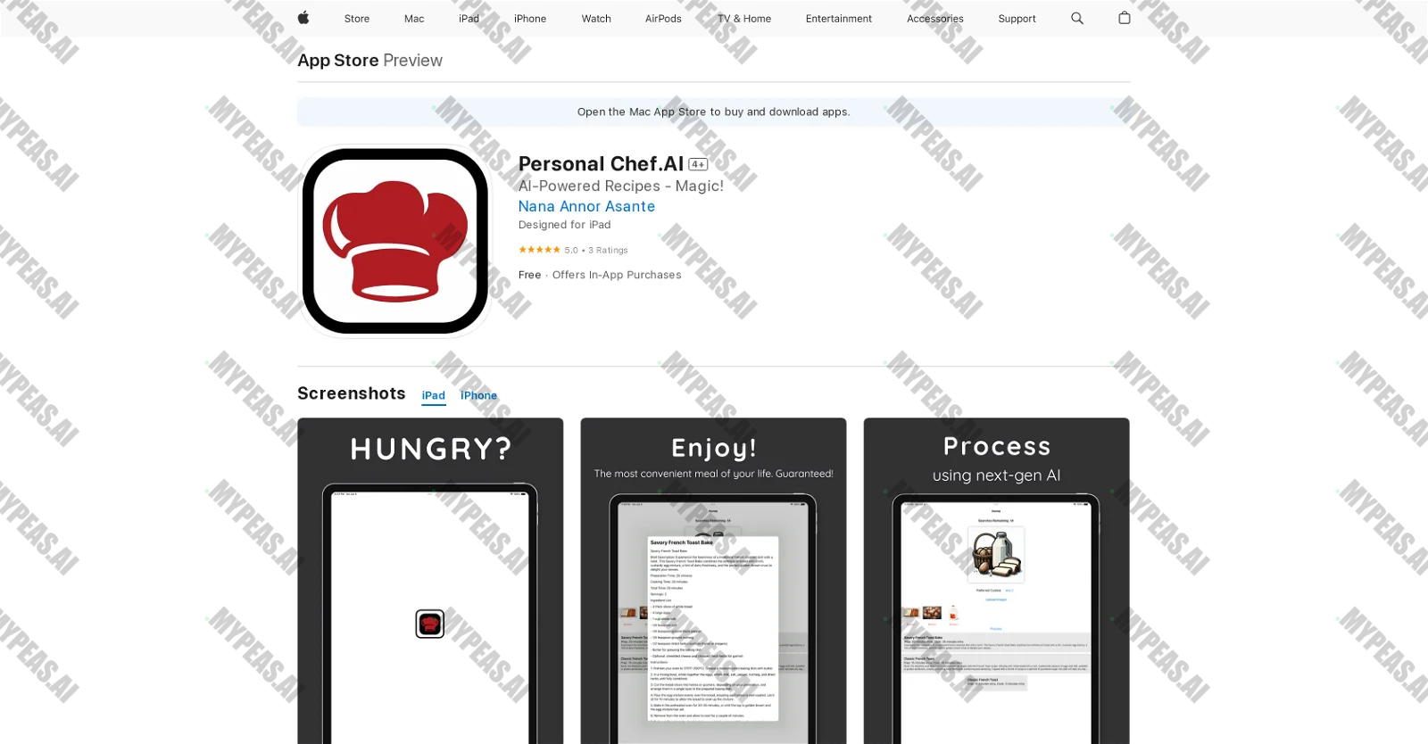 Personal Chef.AI screenshot