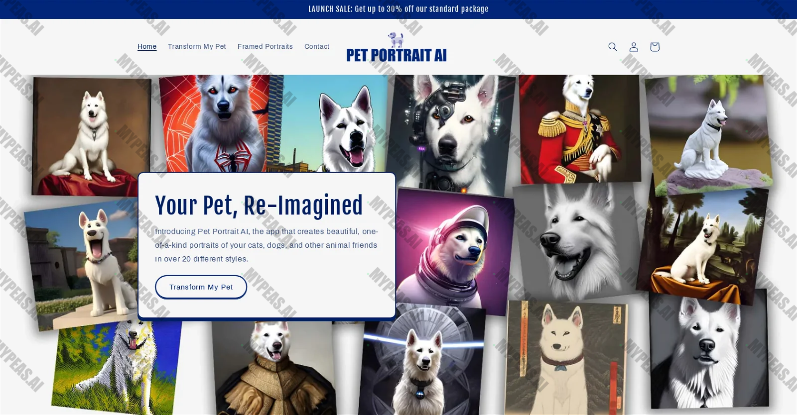 Petportrait screenshot