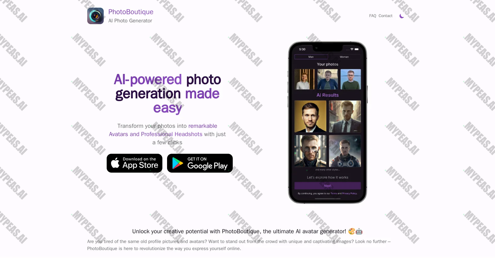 PhotoBoutique screenshot