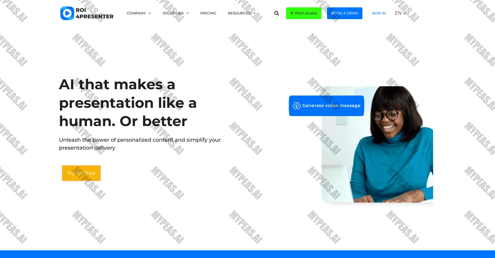 Pitch Avatar screenshot