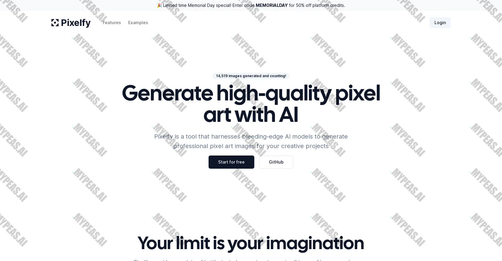 Pixelfy screenshot