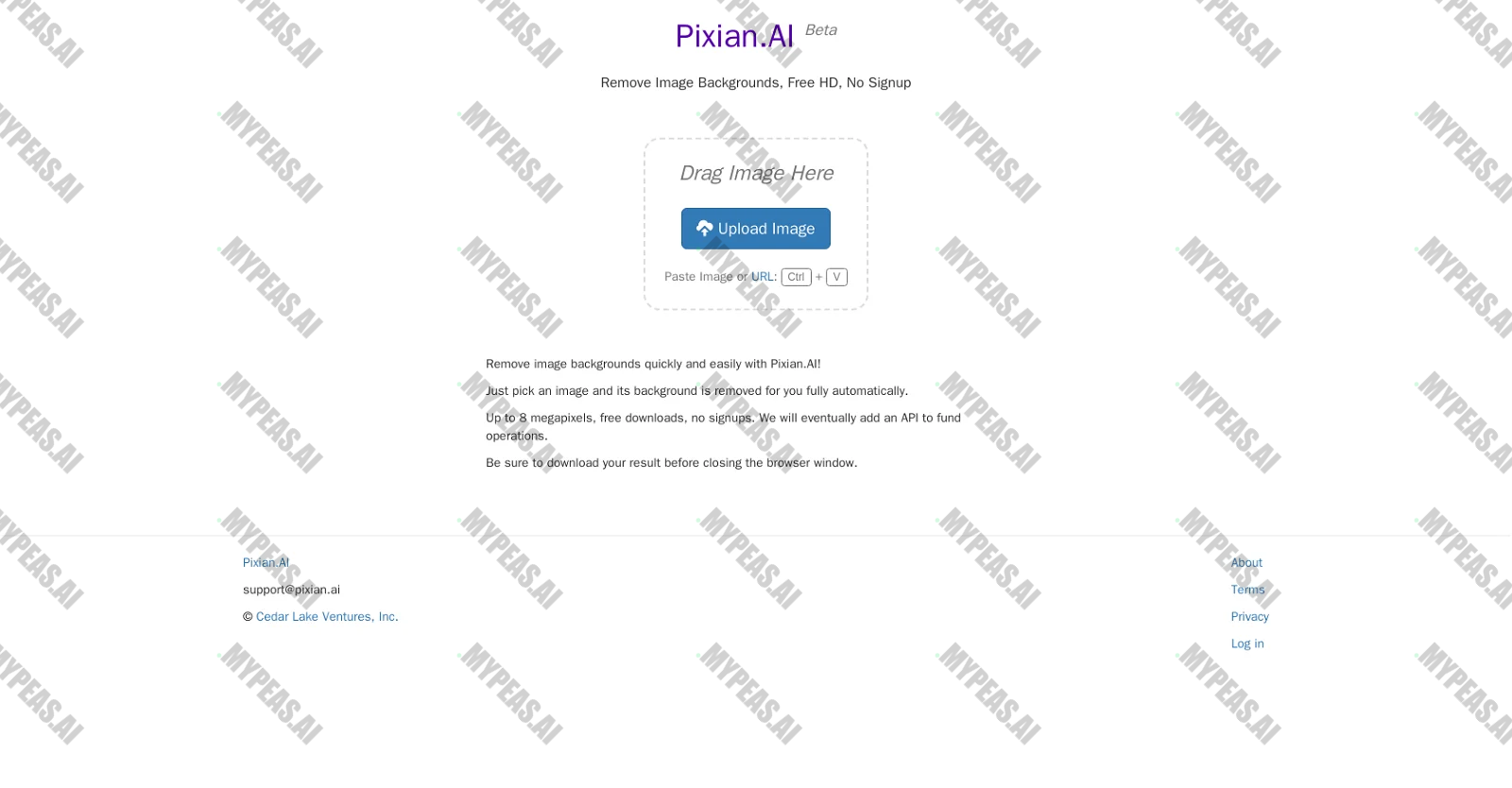 Pixian screenshot