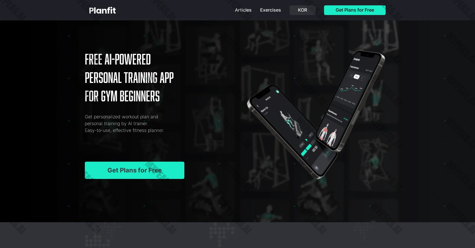 Planfit screenshot