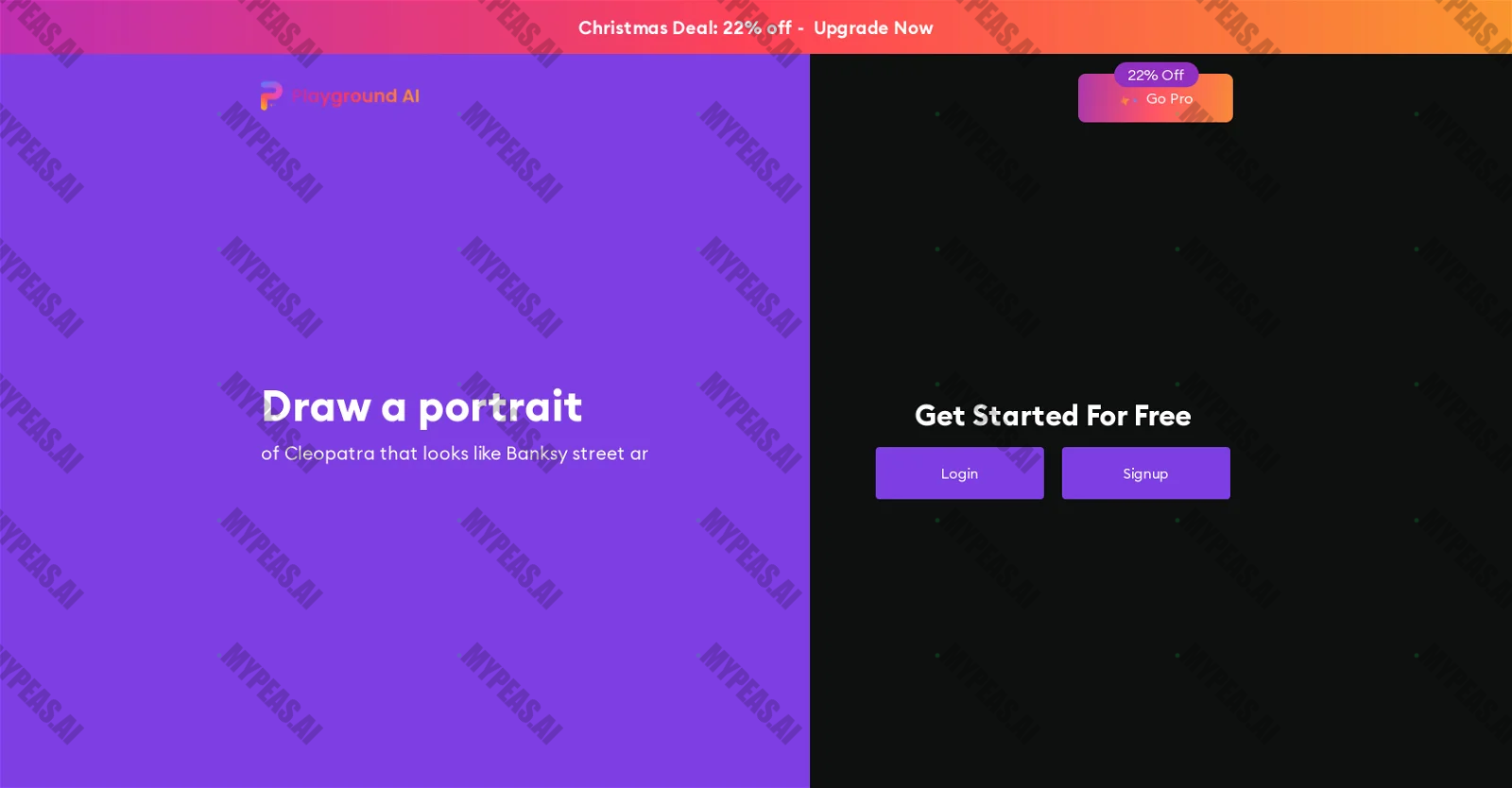 PlaygroundAI screenshot