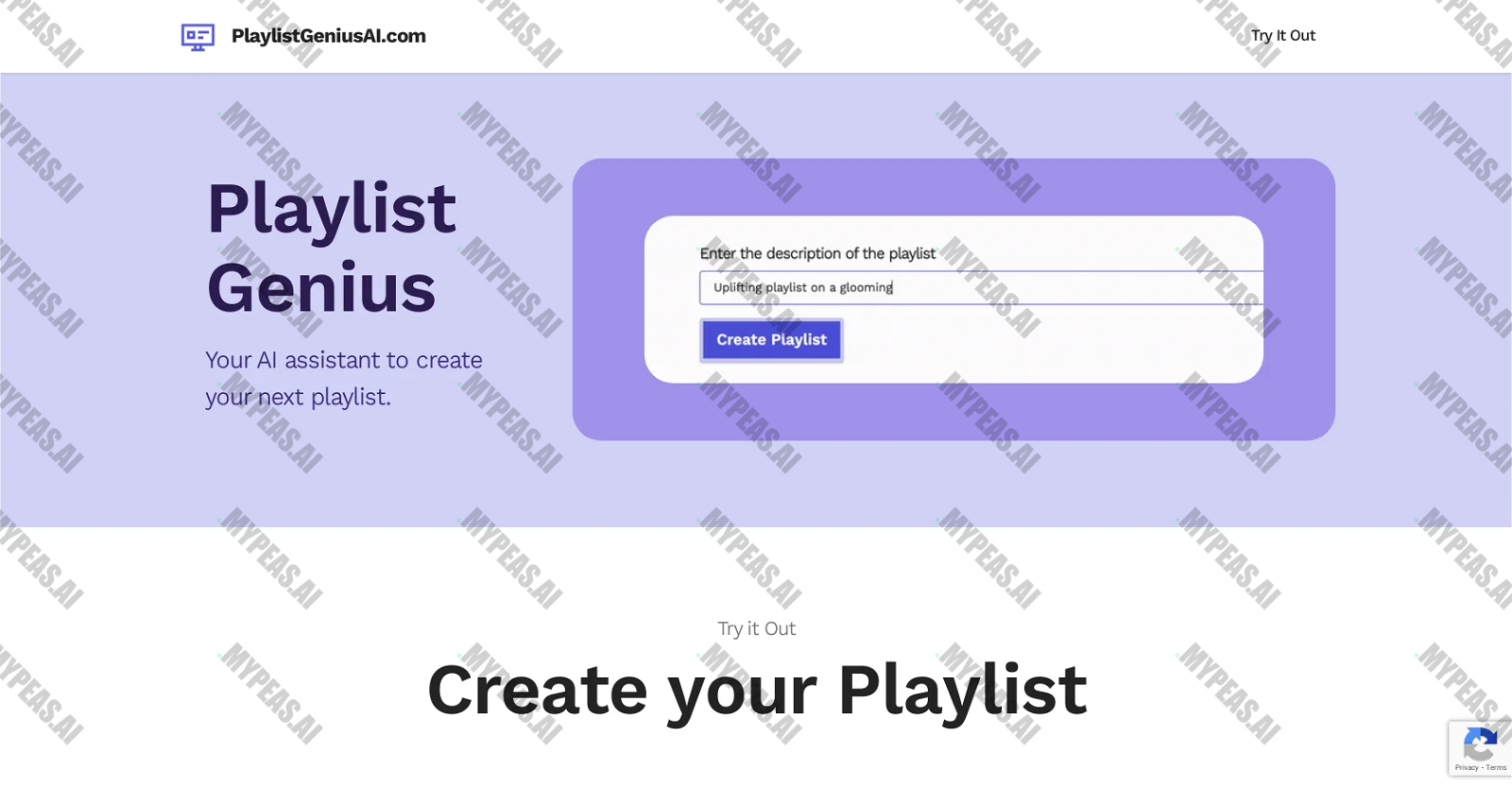 Playlist Genius screenshot