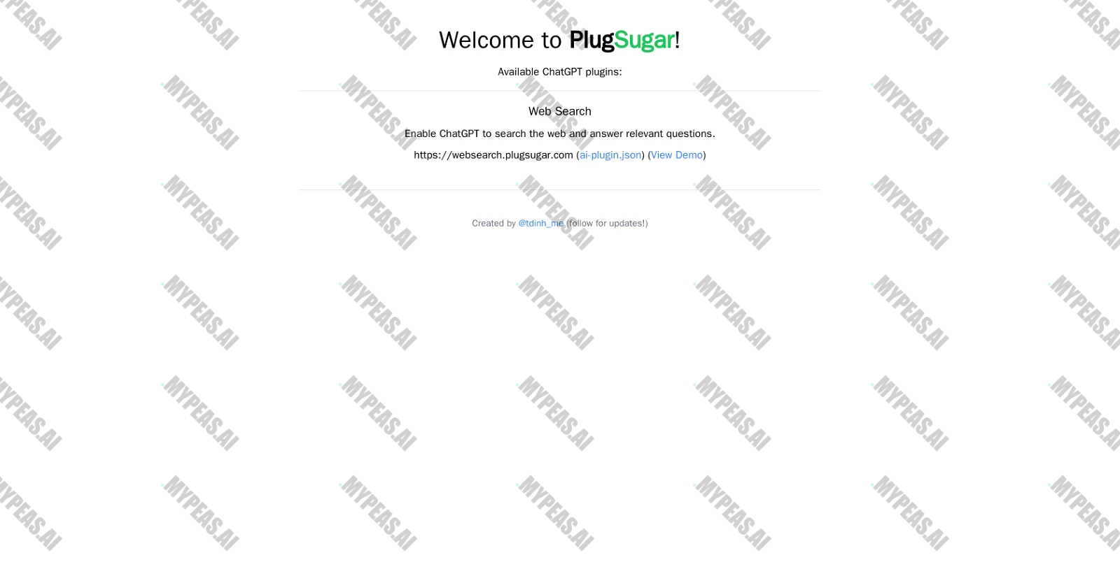 PlugSugar screenshot