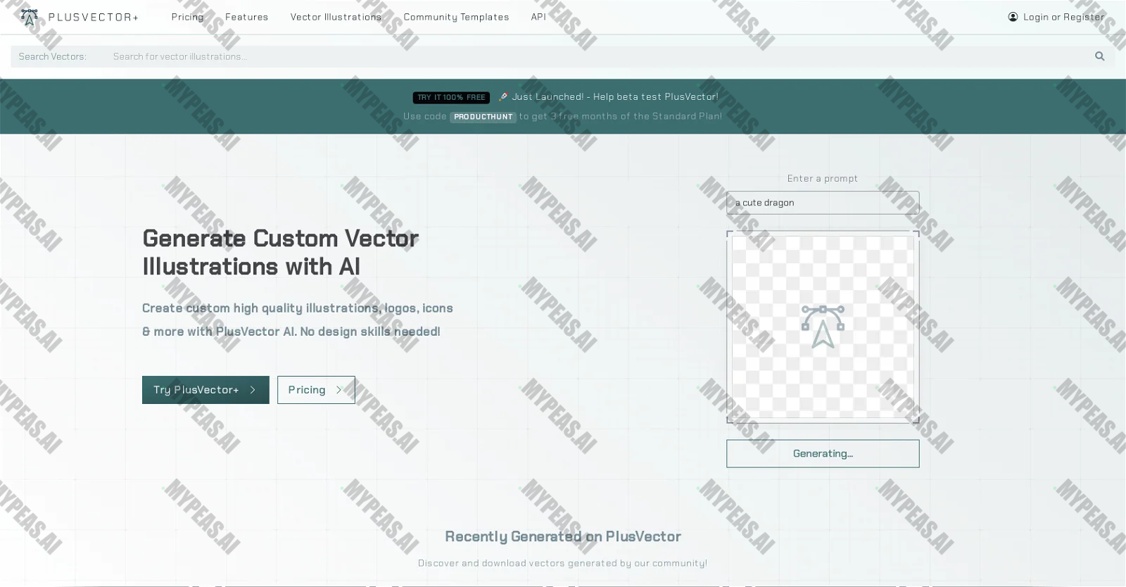 PlusVector screenshot