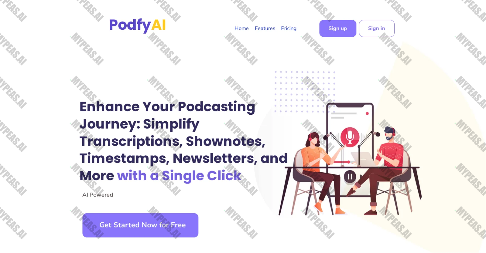 Podfy AI screenshot