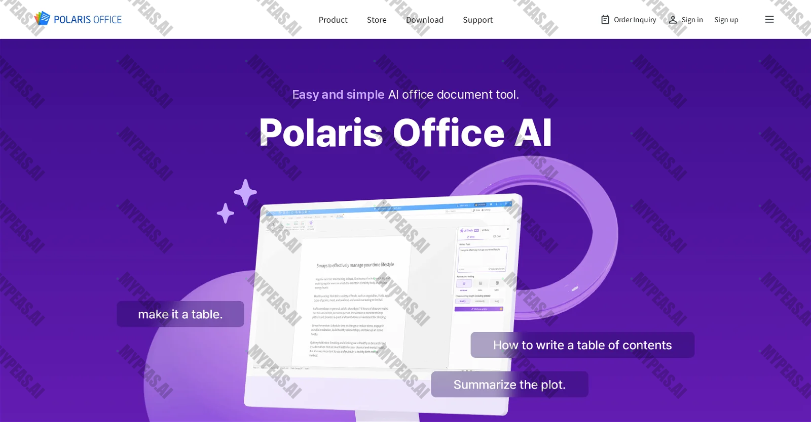 Polaris Office screenshot