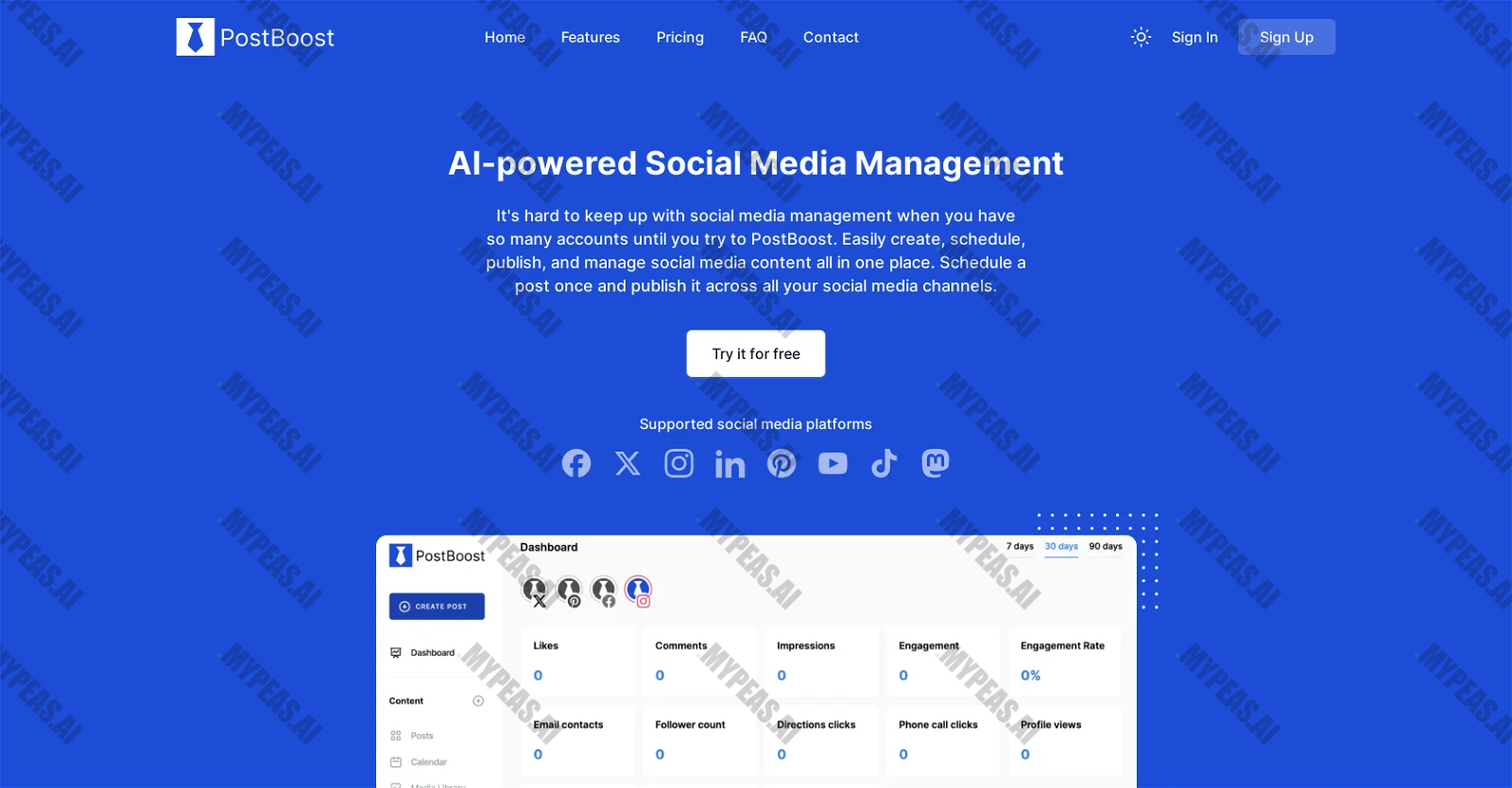 PostBoost screenshot