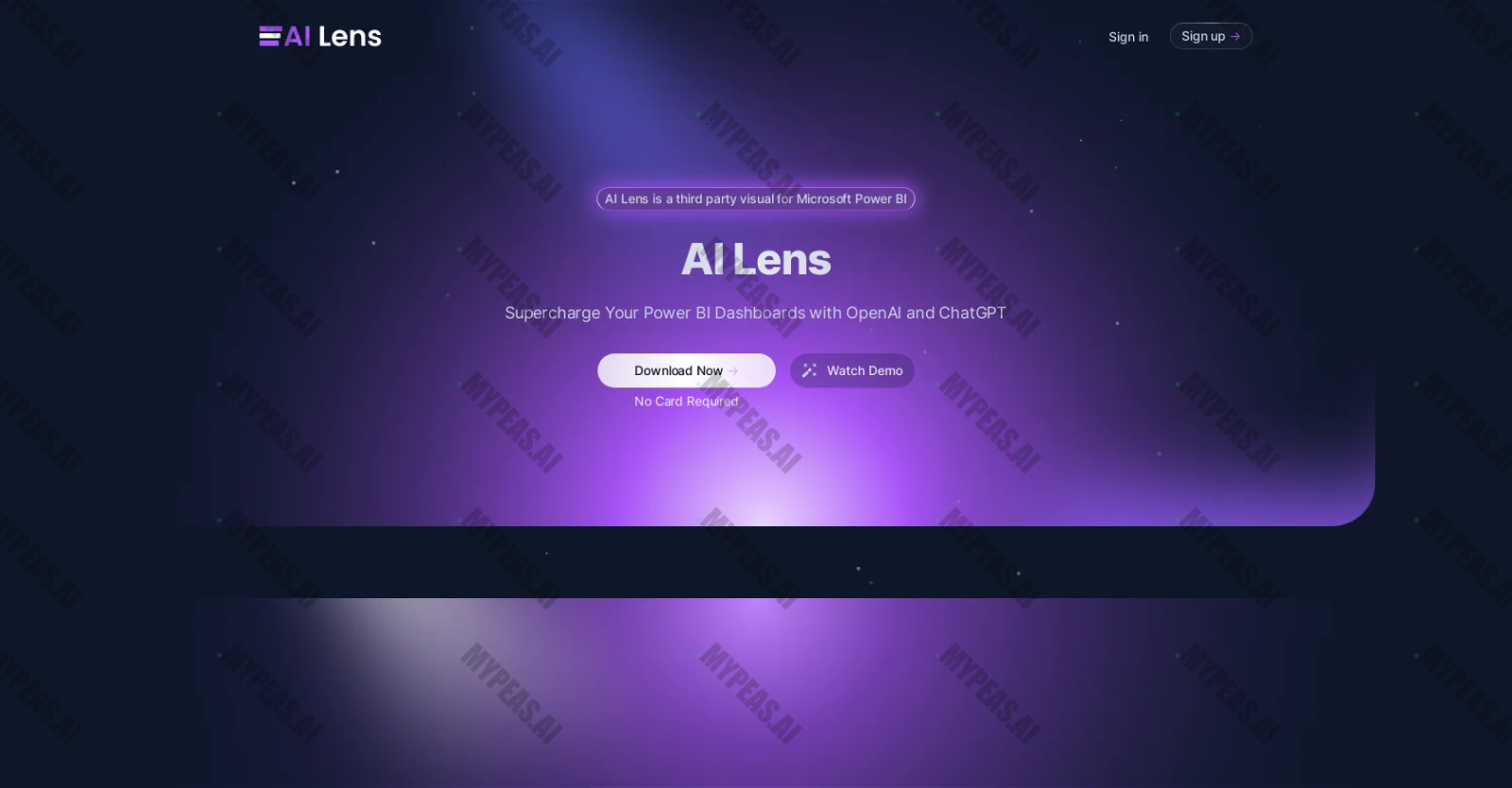 PowerBI AI Lens screenshot