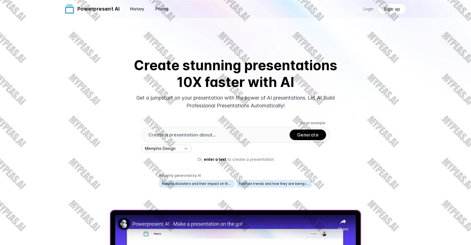 Powerpresent AI screenshot