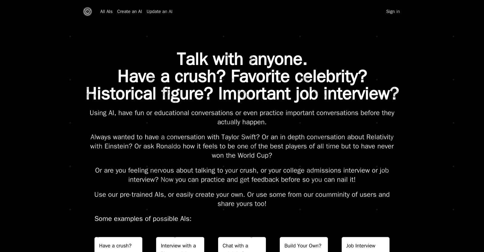 Practicetalking screenshot