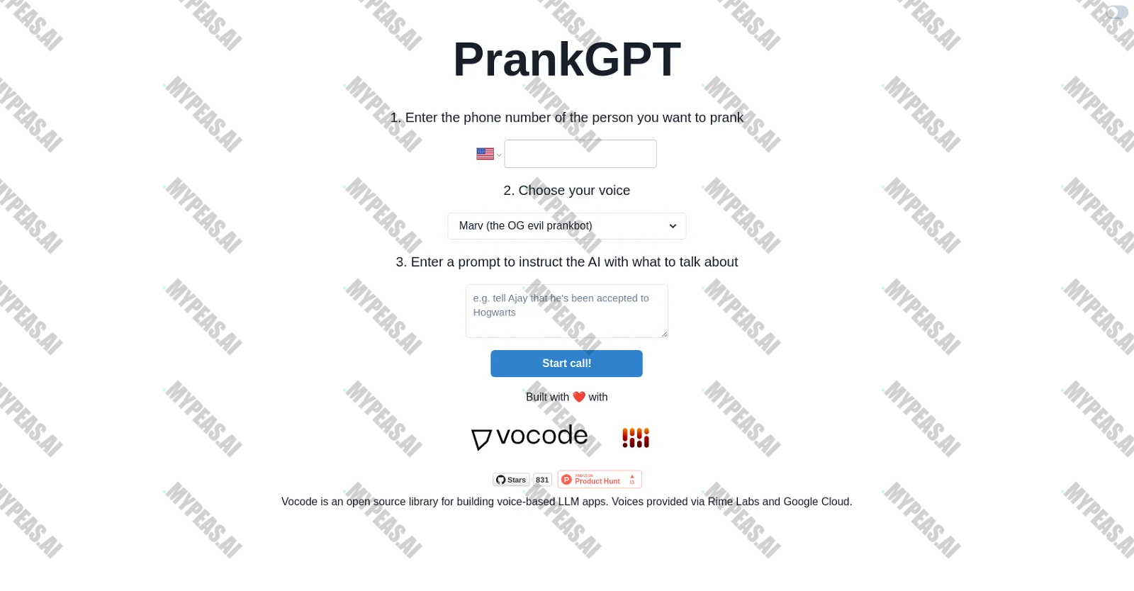 Prankgpt screenshot