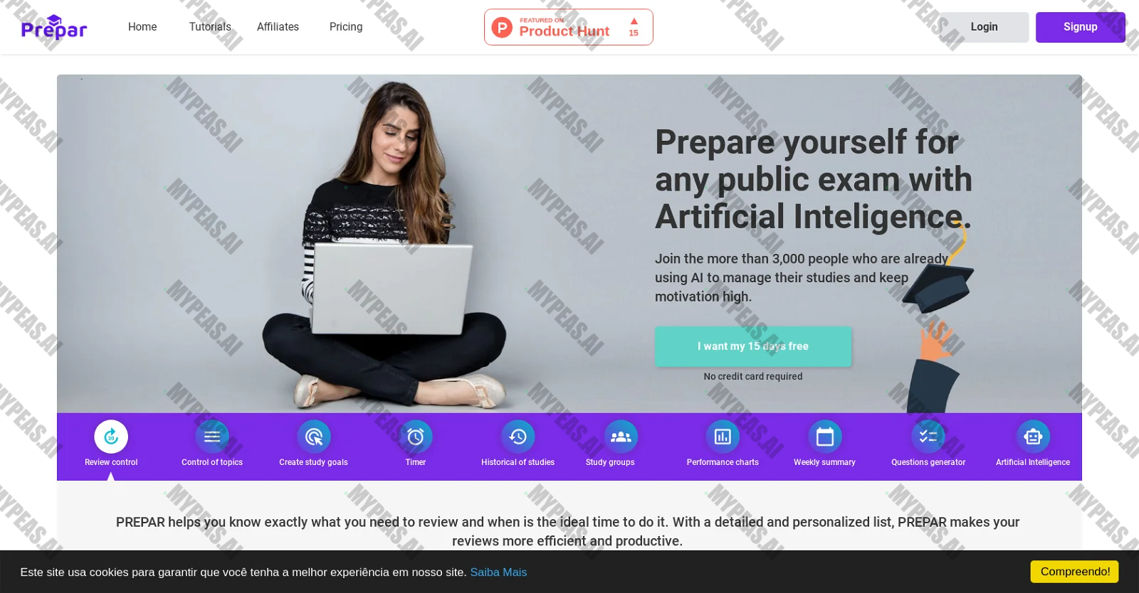 Prepar screenshot