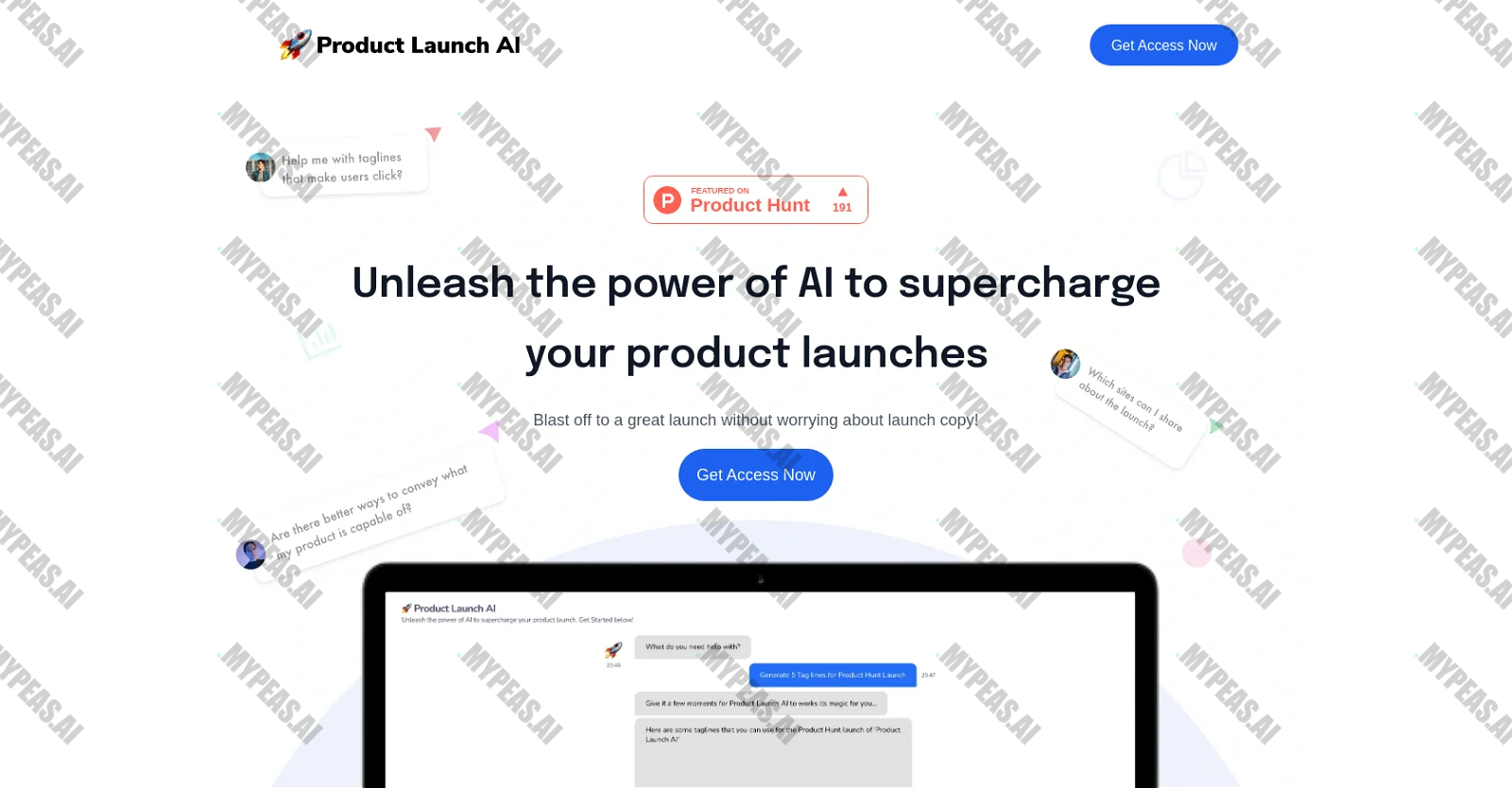 Product Launch AI screenshot