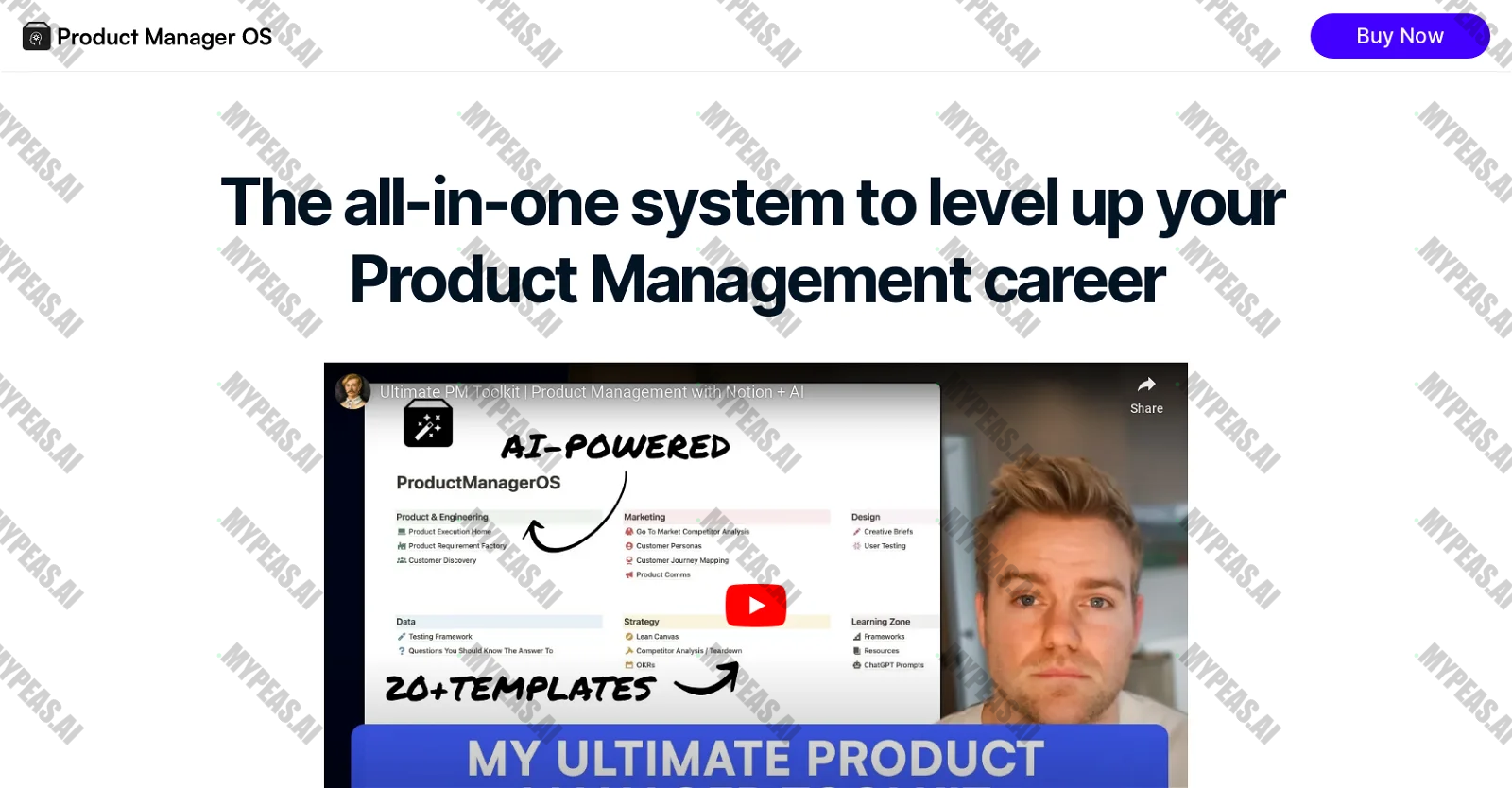 Product Manager OS screenshot