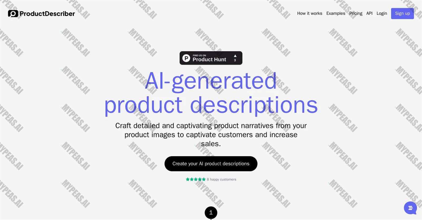 ProductDescriber screenshot