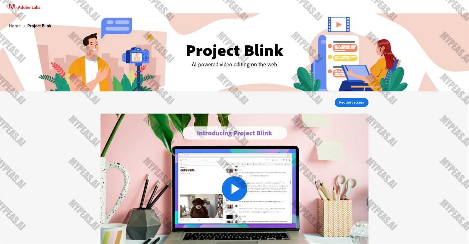 Project Blink screenshot