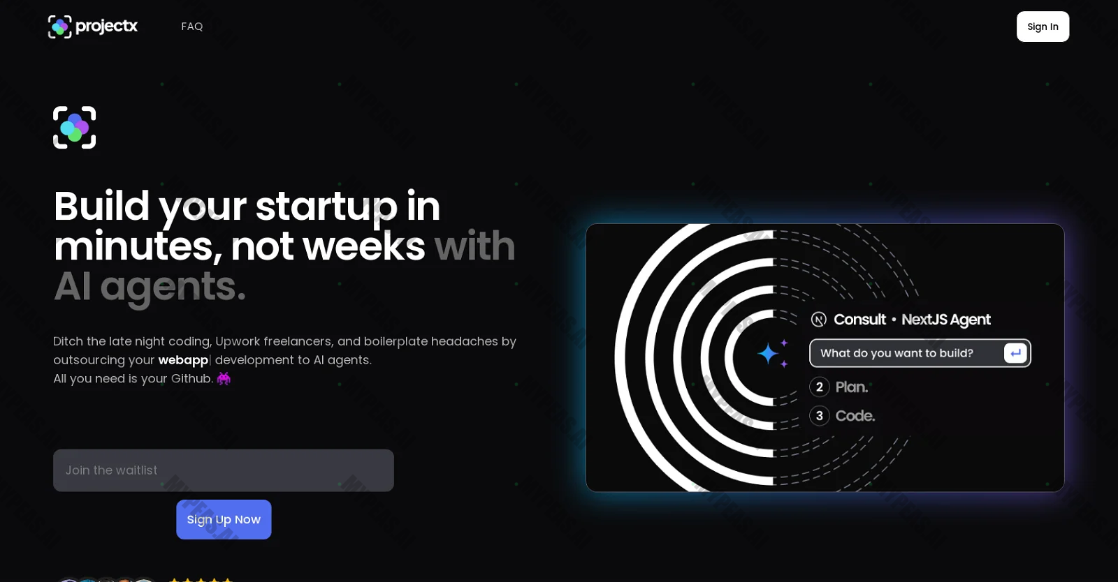 ProjectX screenshot