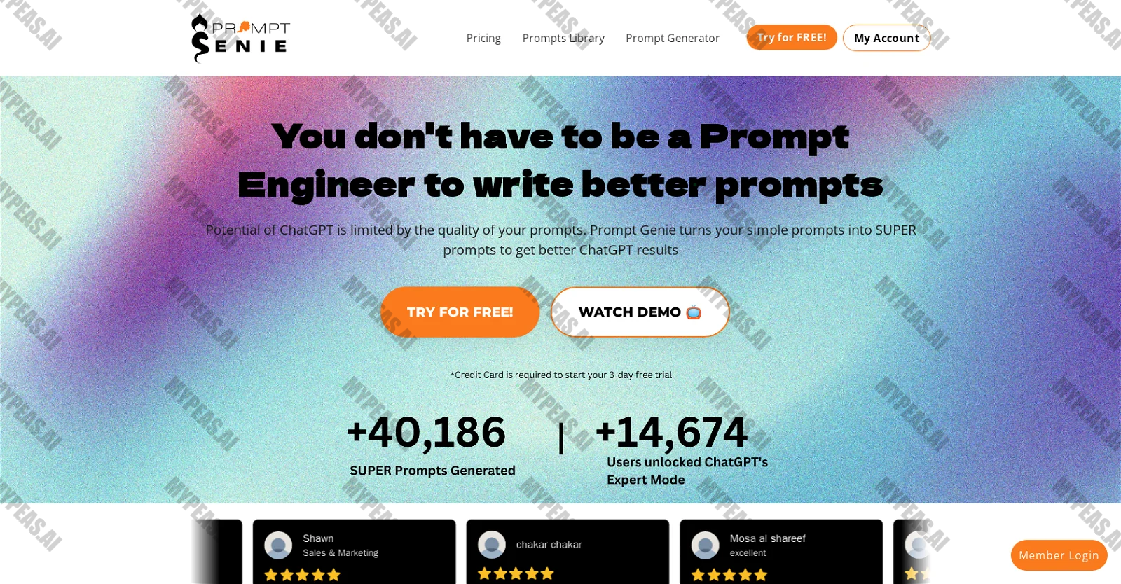 Prompt Genie screenshot