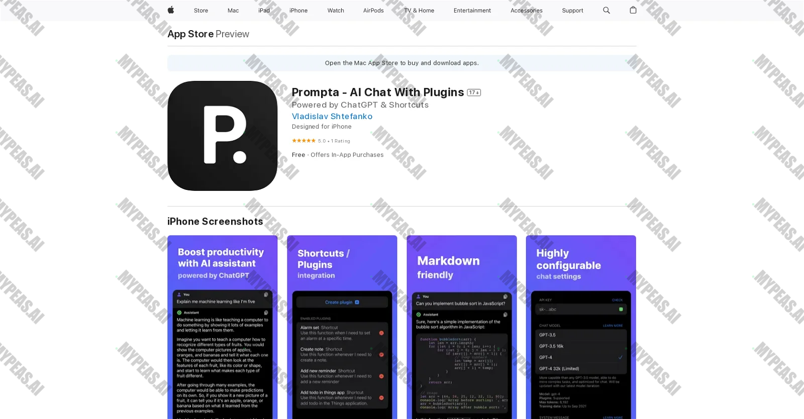 Prompta  App screenshot