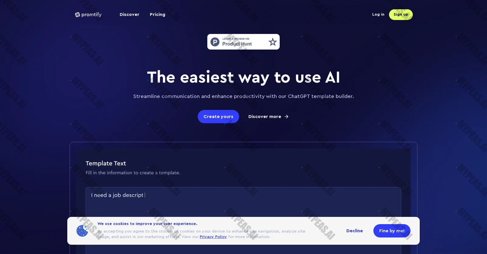Promtify screenshot