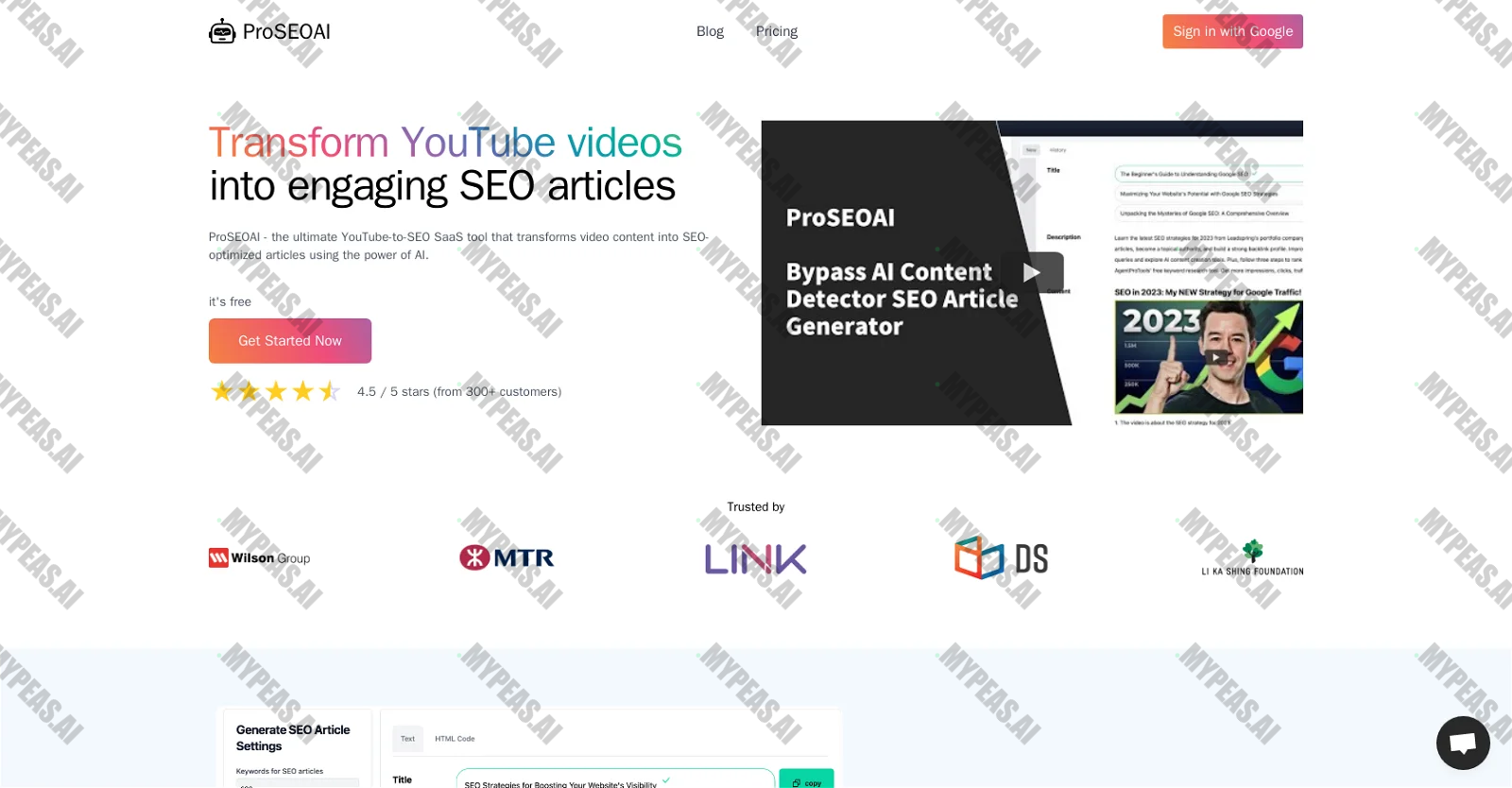 ProSEOAI screenshot