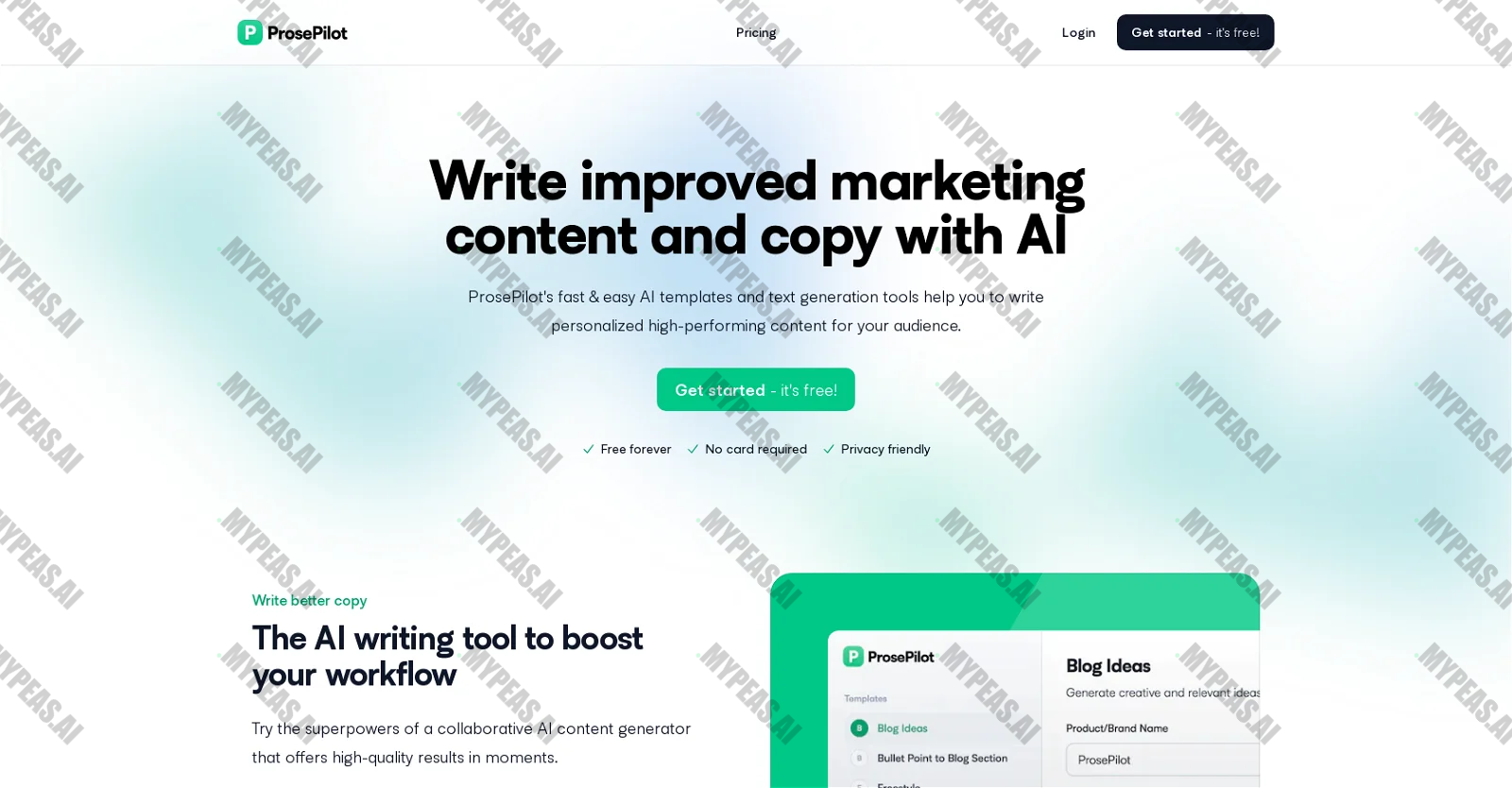 ProsePilot screenshot