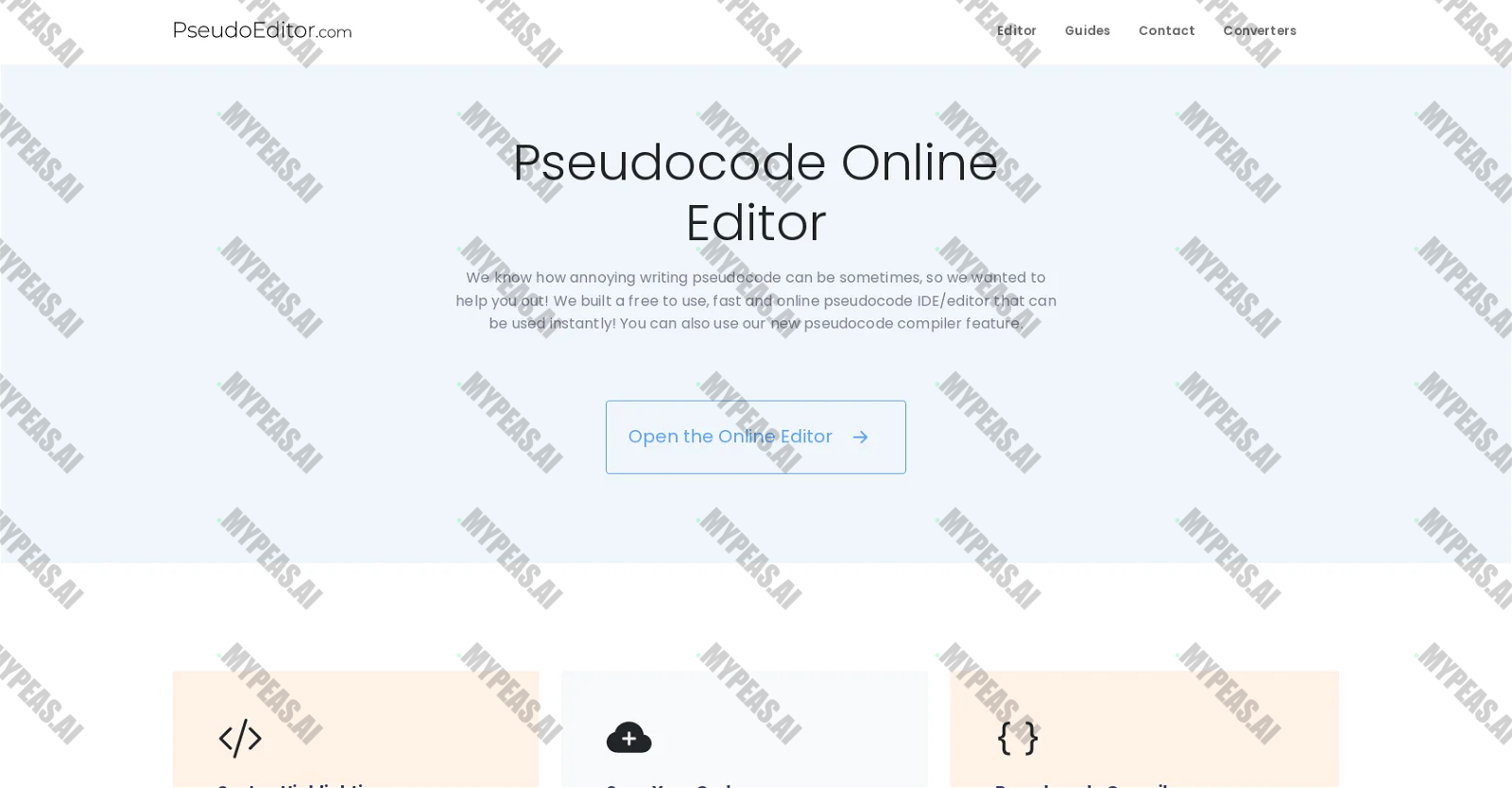 PseudoEditor screenshot