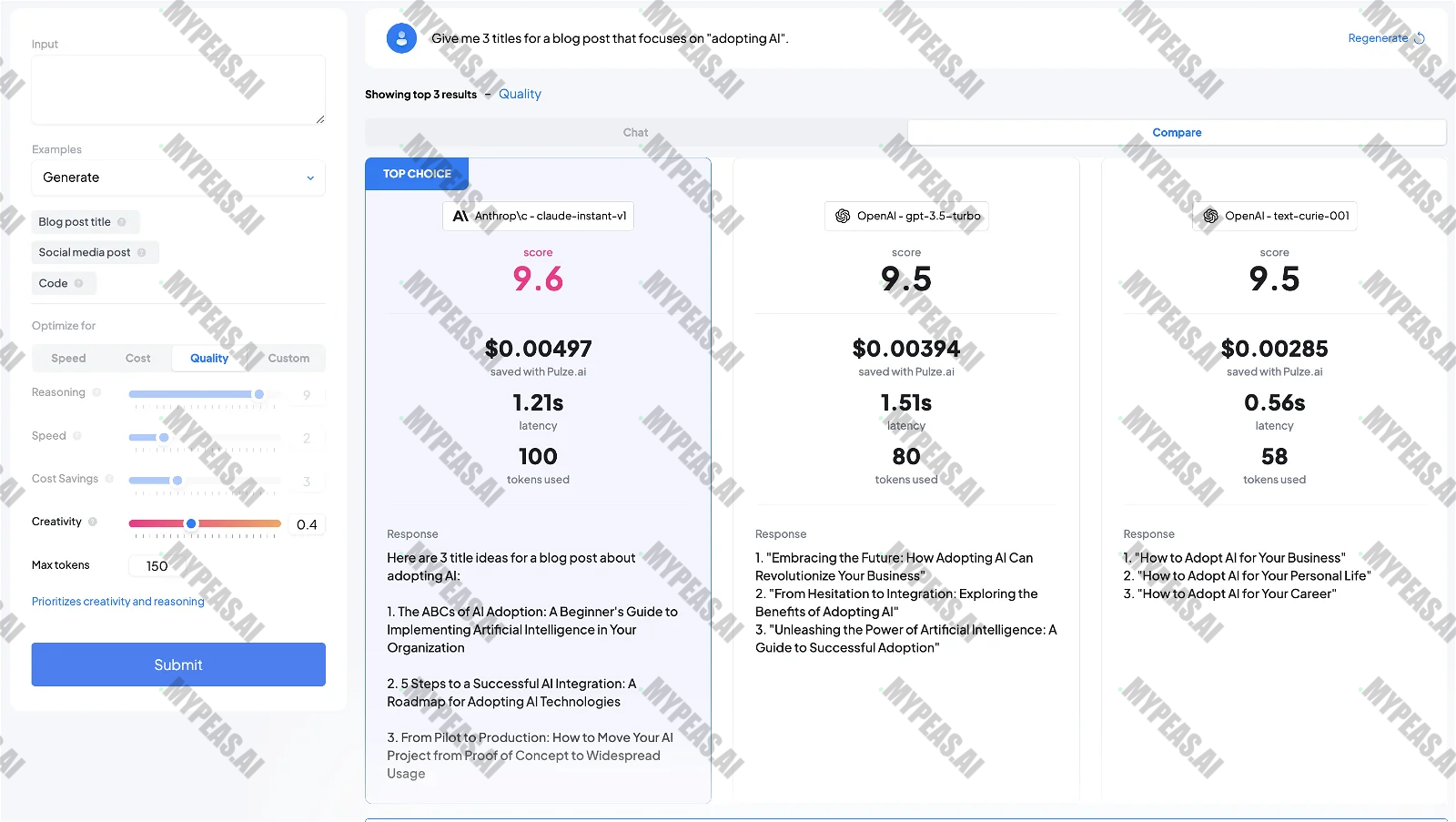 Pulze screenshot