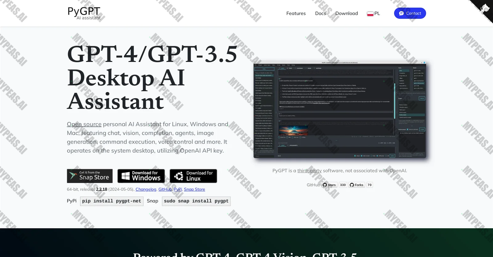 PyGPT screenshot