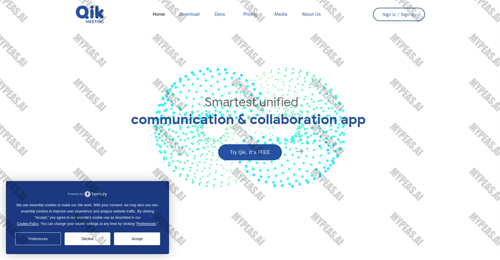 Qik Meeting screenshot