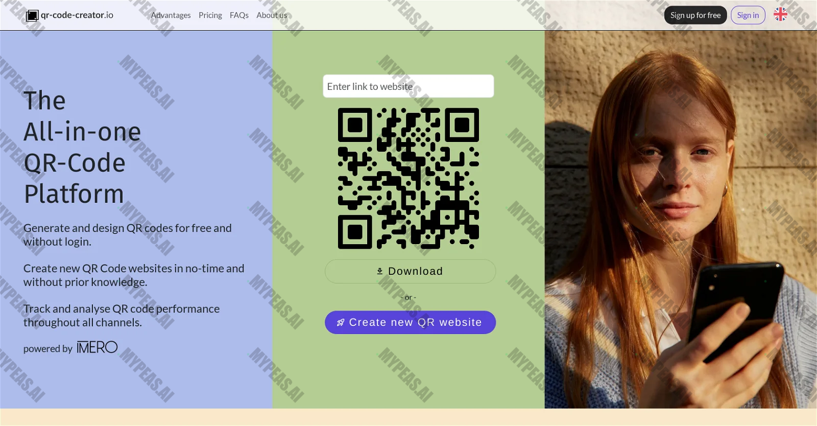 QRCodeCreator.io screenshot