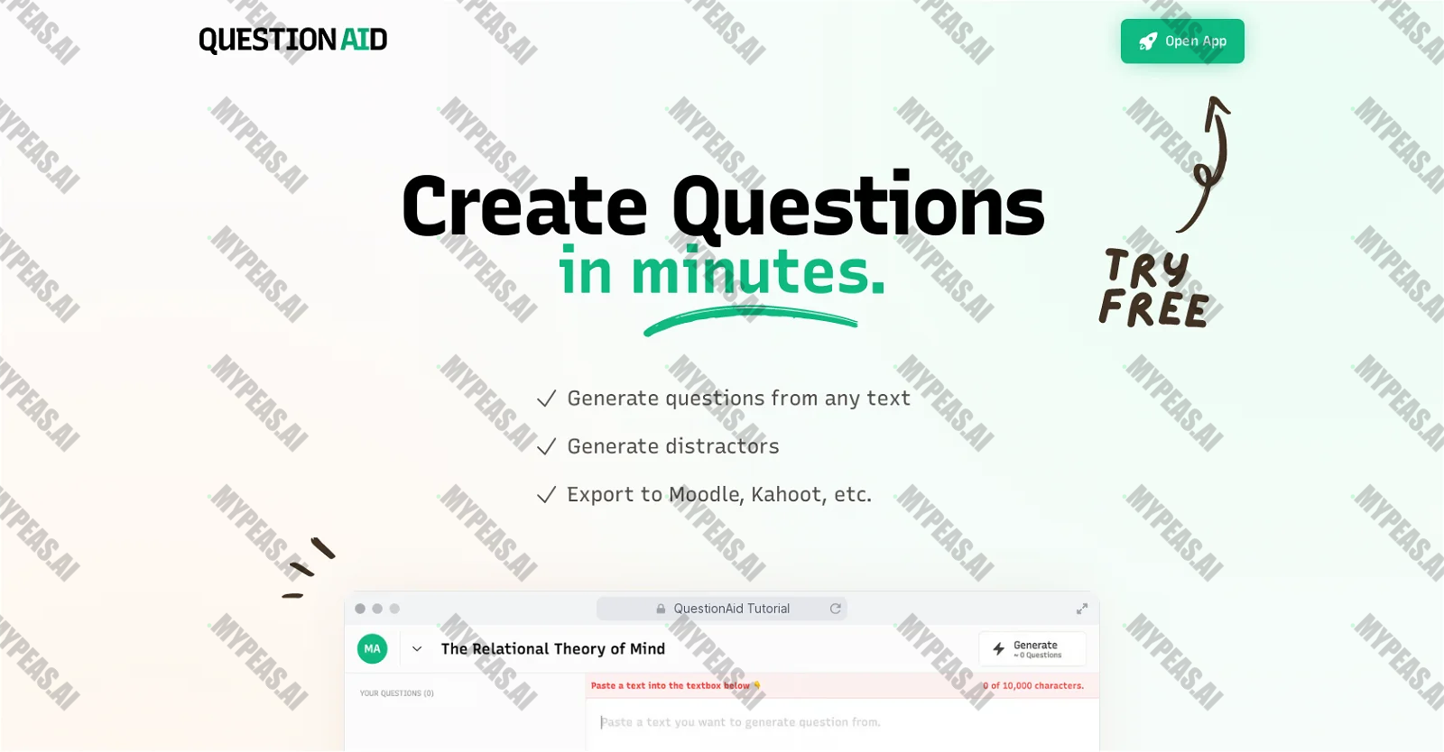 QuestionAid screenshot