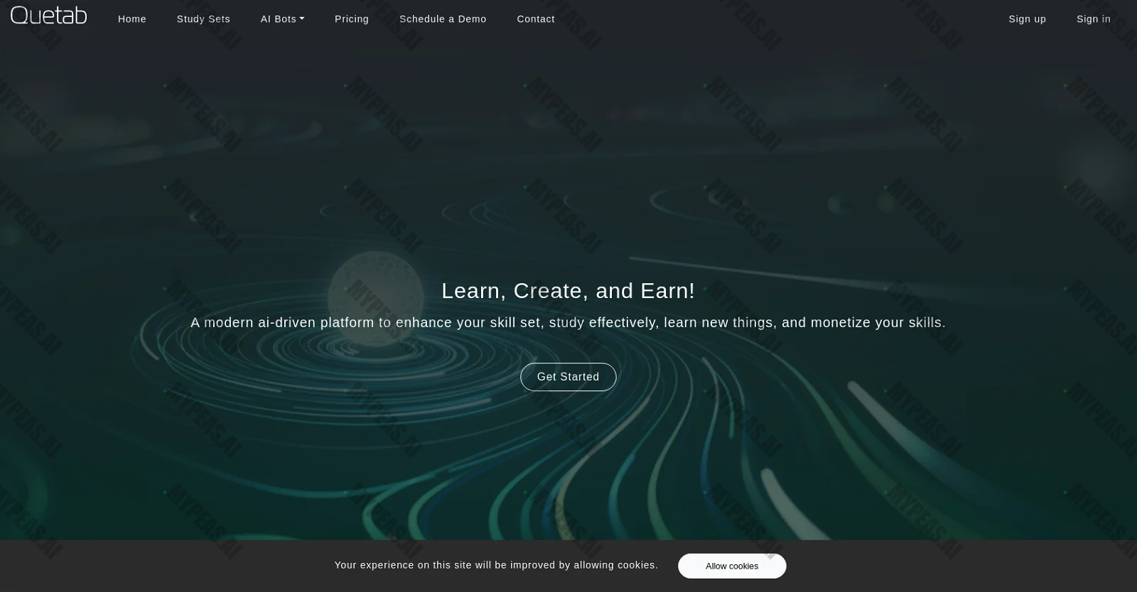 Quetab screenshot