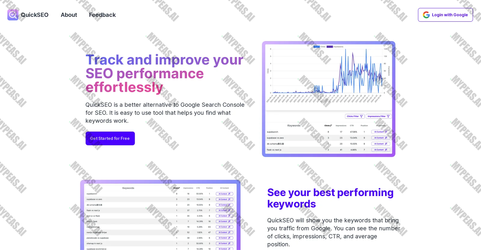 QuickSEO screenshot