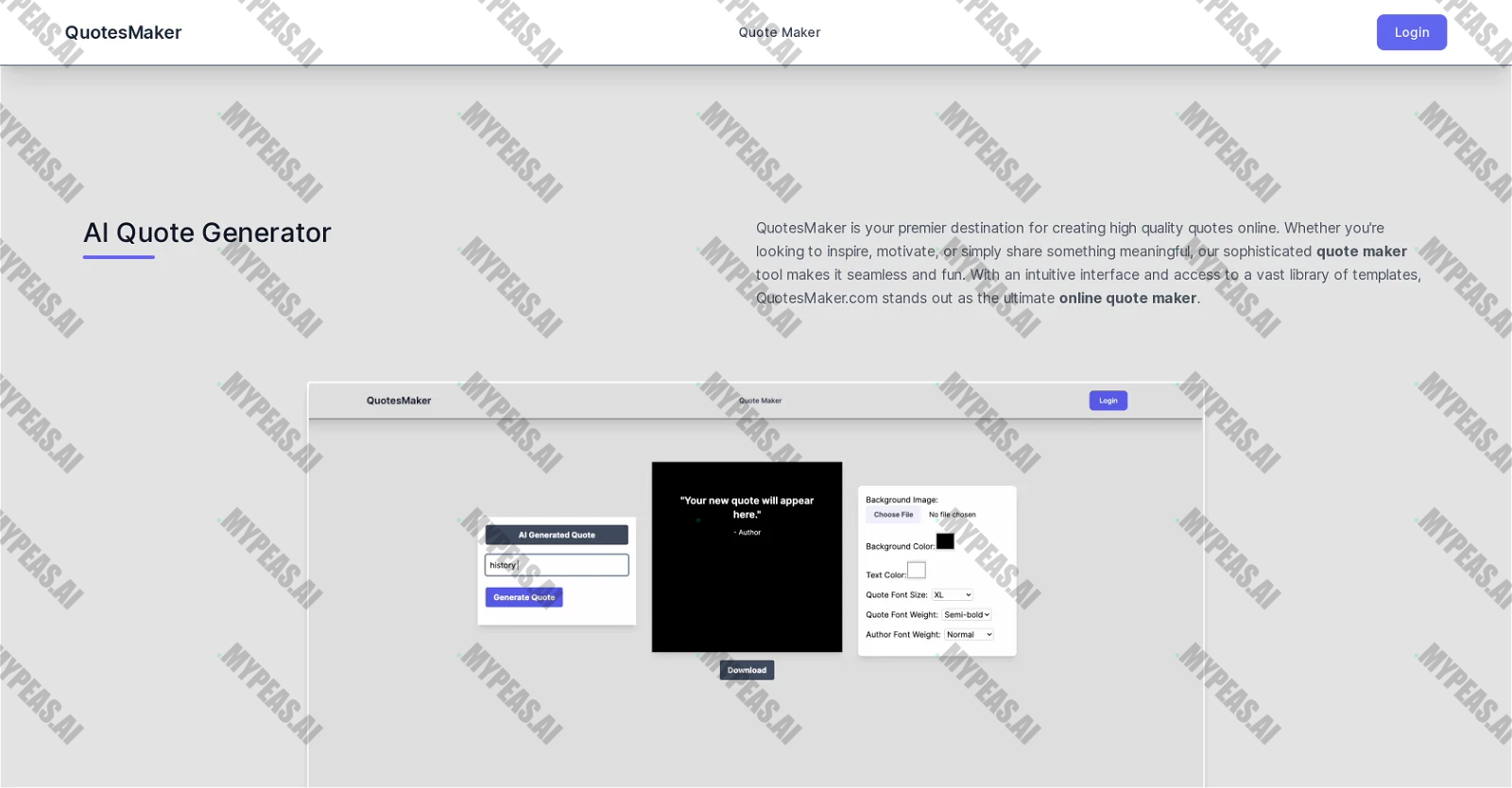 QuotesMaker screenshot