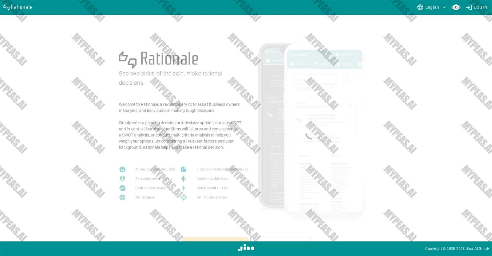 Rationale screenshot