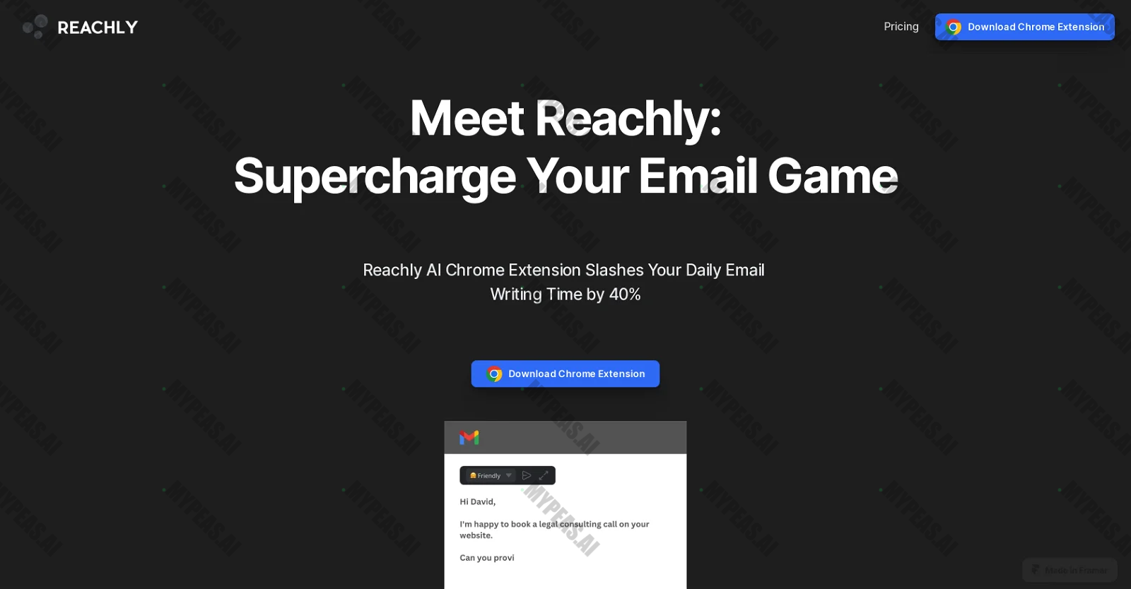 Reachly screenshot