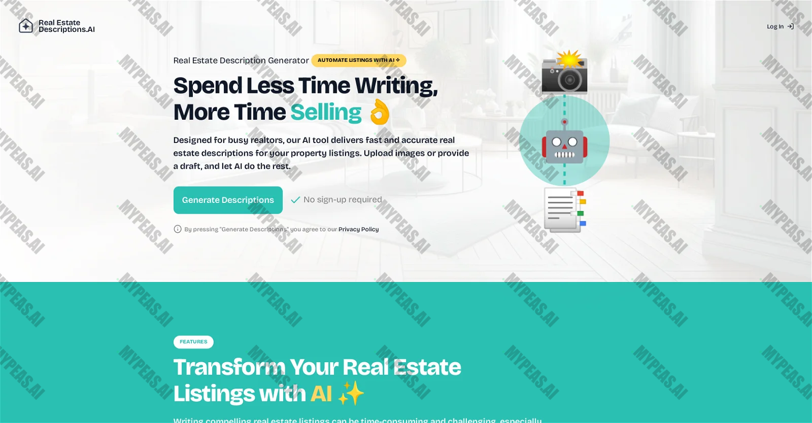 Real Estate Descriptions screenshot