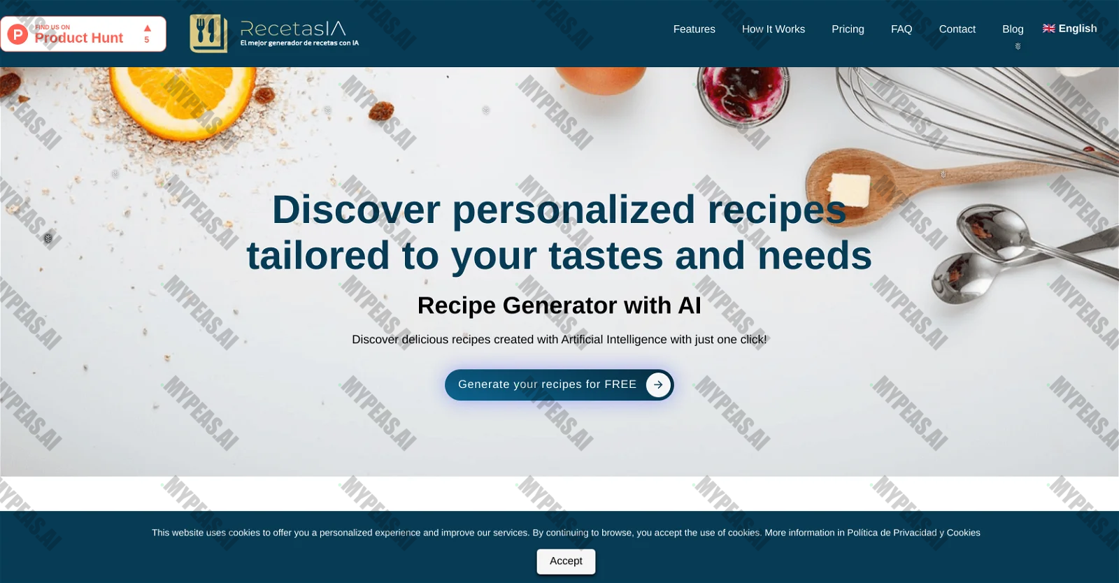 RecetasIA screenshot