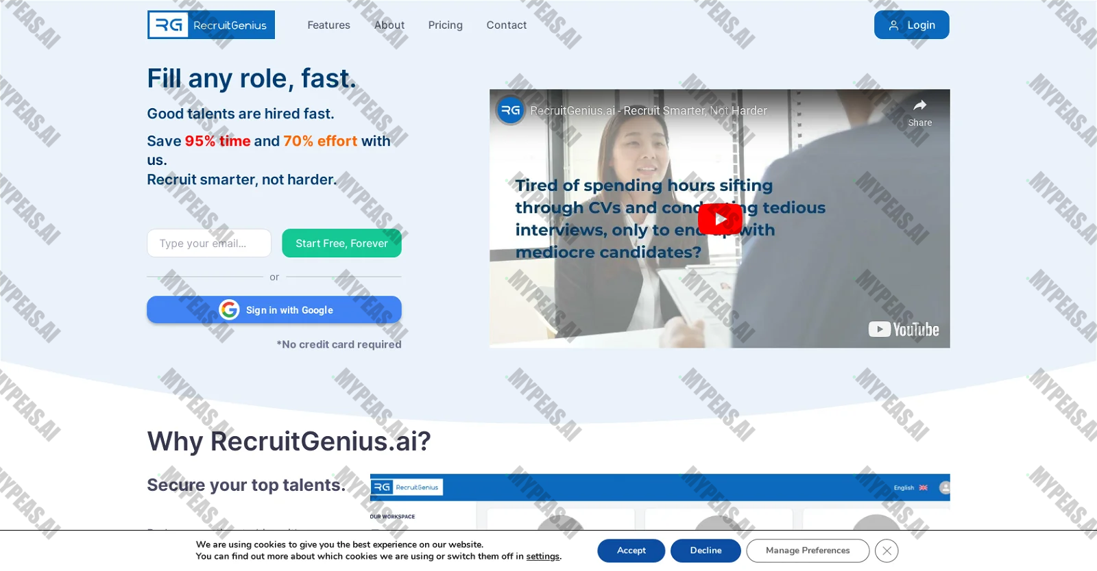 Recruitgenius screenshot