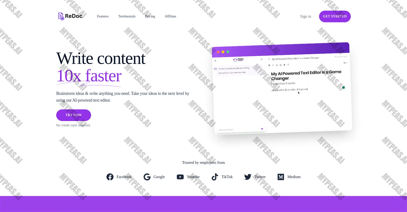 Redoc screenshot