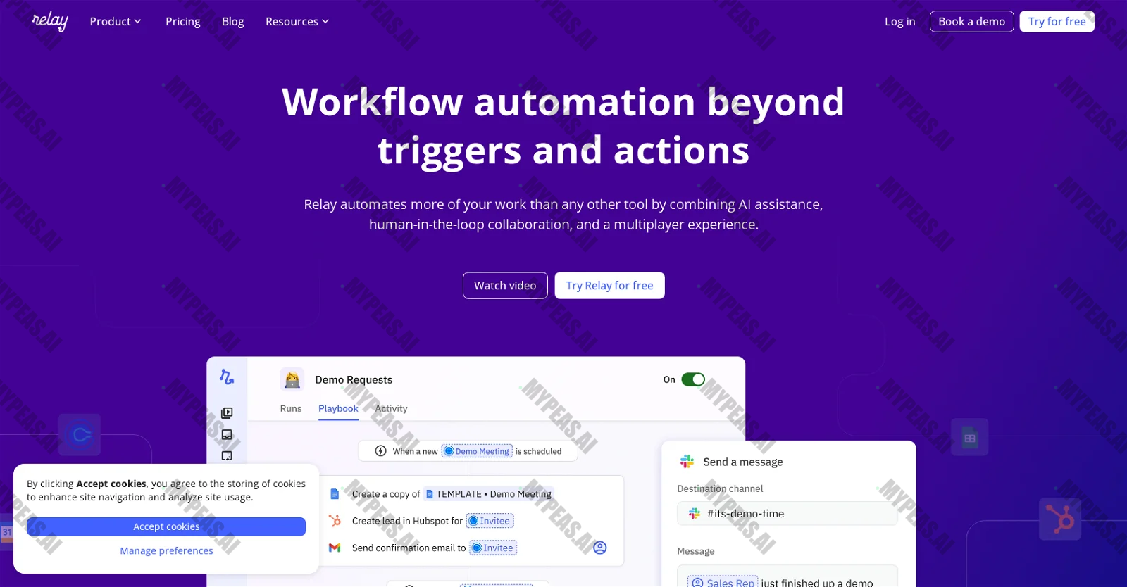 Relay.app screenshot
