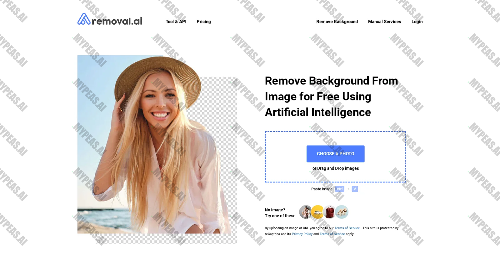 Removal.ai screenshot