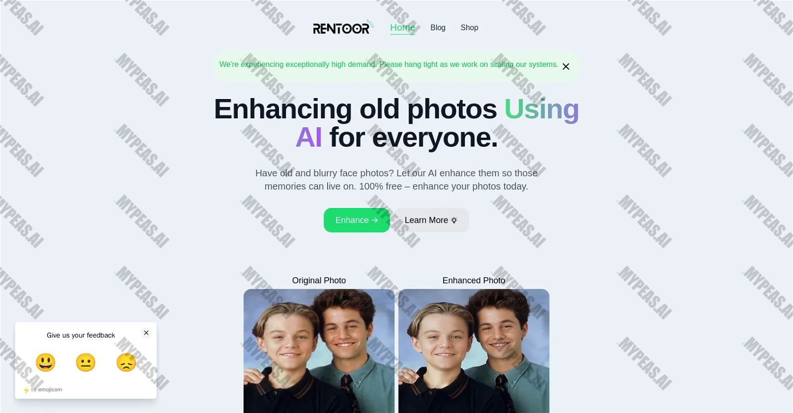 Rentoor screenshot