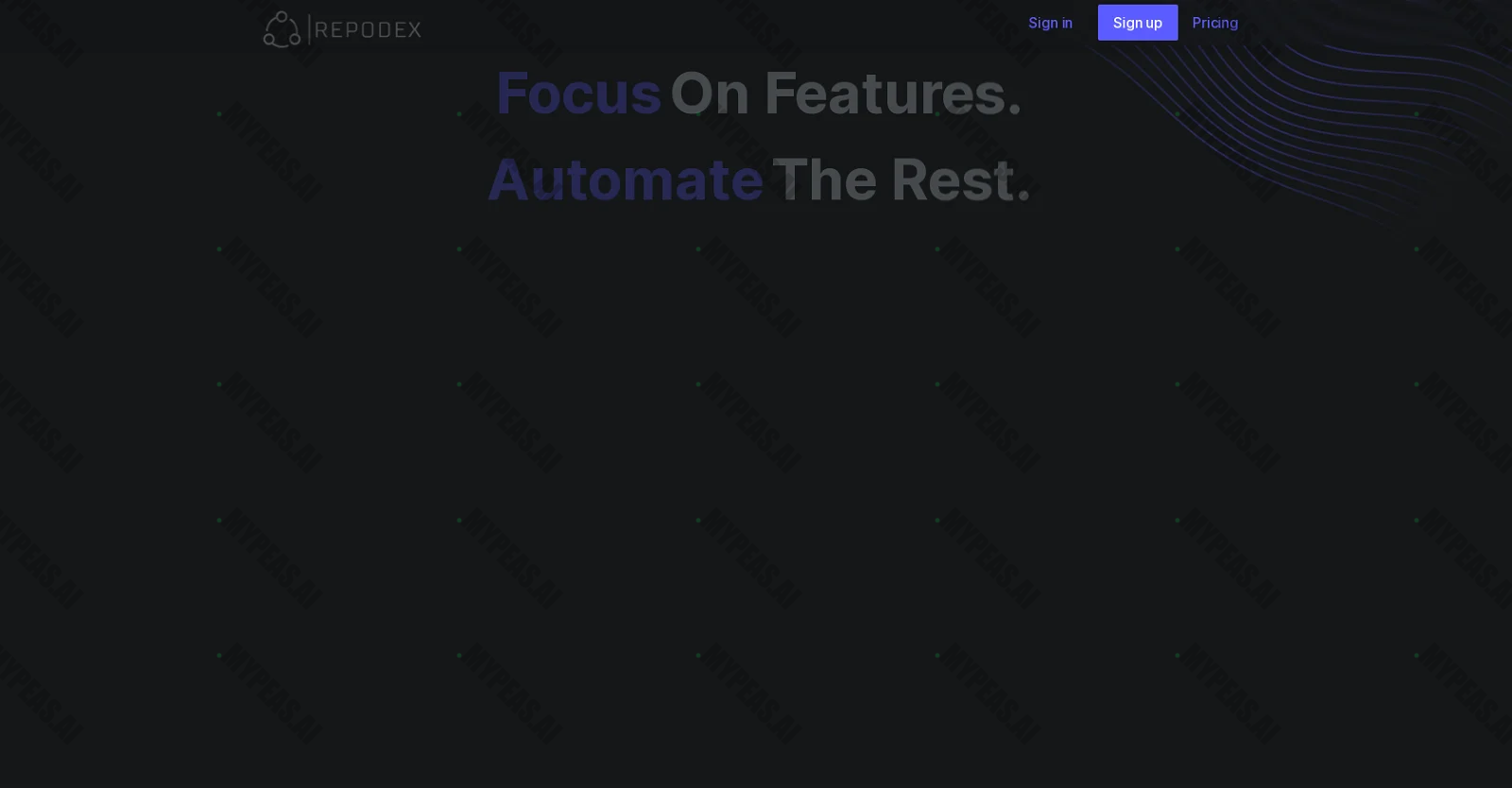 Repodex screenshot