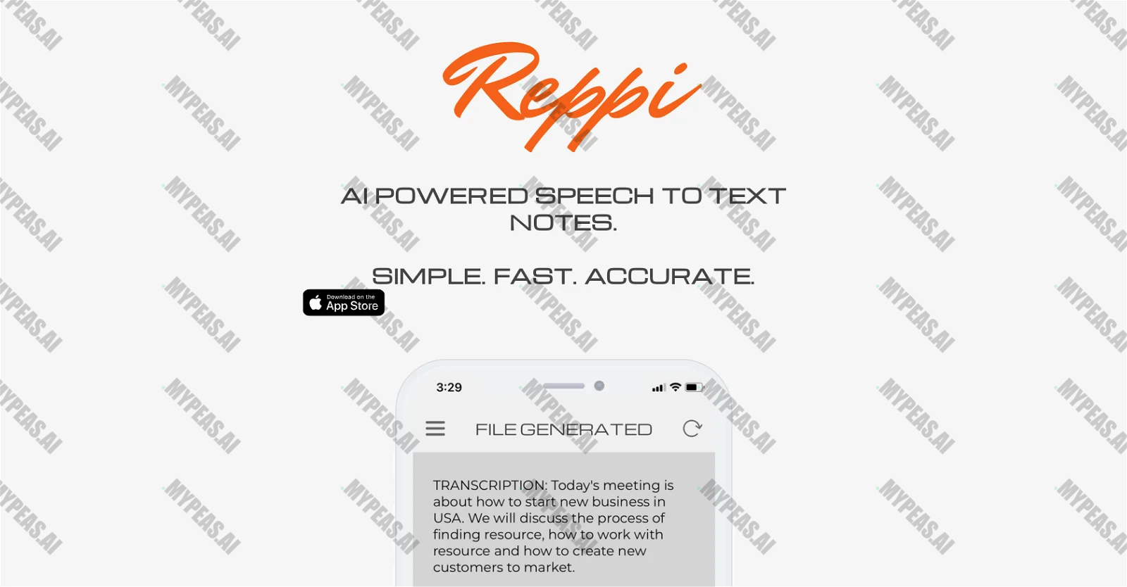 Reppi screenshot