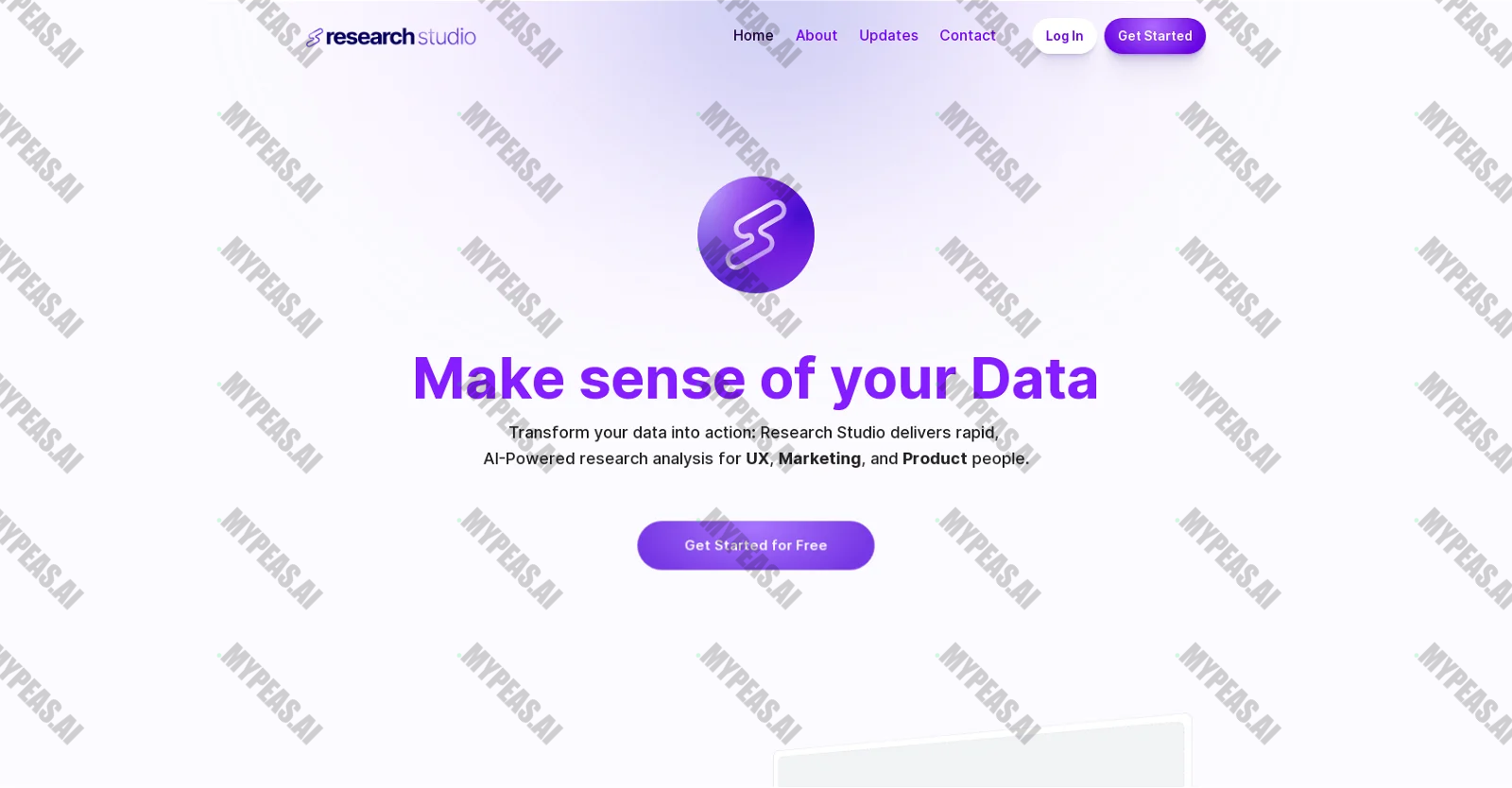 Research Studio screenshot
